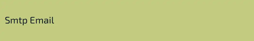 Smtp Email